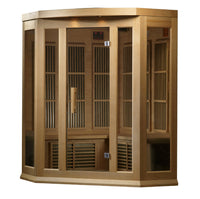 Maxxus 3 Person Low EMF FAR IR Corner Sauna
