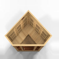 Maxxus 3 Person Low EMF FAR IR Corner Sauna