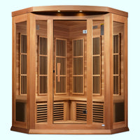 Maxxus Avignon 3 Person Corner Near Zero EMF FAR IR Sauna