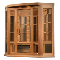 Maxxus Avignon 3 Person Corner Near Zero EMF FAR IR Sauna
