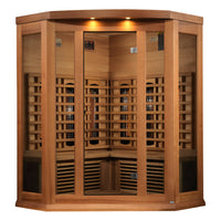 Maxxus 3 Person Full Spectrum IR Corner Sauna