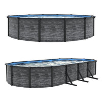 Marbella 52" Steel Wall Above Ground Pool Kit plus Starter Package