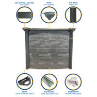 Marbella 52" Steel Wall Above Ground Pool Kit plus Starter Package