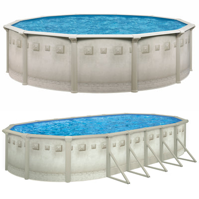 Millennium 52" Tall Steel Above Ground Pool Kit plus Starter Package