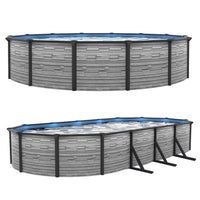 Montilla 52" Steel Wall Above Ground Pool Kit plus Starter Package