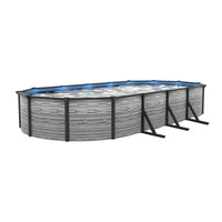 Montilla 52" Steel Wall Above Ground Pool Kit plus Starter Package