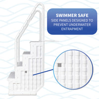 Blue Wave In-Pool Easy Entry Step for Above Ground Swimming Pools