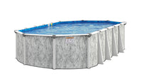 Ocean Current 54" Tall Resin Above Ground Pool Kit plus Starter Package