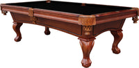 Charles River 8' Slate Pool Table w/ Leather Drop Pockets