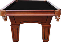 St. Lawrence 8' Slate Pool Table w/ Leather Drop Pockets