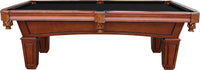 St. Lawrence 8' Slate Pool Table w/ Leather Drop Pockets