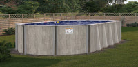 River Bend 52" or 54" Tall Resin Above Ground Pool Kit With Step plus Starter Package
