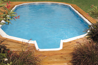 River Bend 52" or 54" Tall Resin Above Ground Pool Kit With Step plus Starter Package