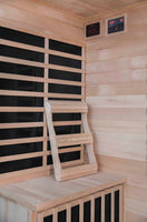 Sonoma 4 Person Hemlock FAR Infrared Corner Sauna with Bluetooth Stereo