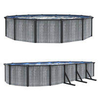 San Pedro 52" Steel Wall Above Ground Pool Kit plus Starter Package