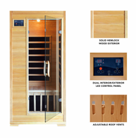 Buena Vista 1 Person Hemlock Infrared Sauna - Direct Warehouse Pick Up!