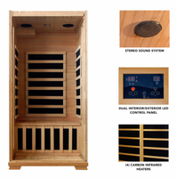 Buena Vista 1 Person Hemlock Infrared Sauna - Direct Warehouse Pick Up!