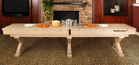 The Rockford 12' Two-Piece Solid Wood Shuffleboard Table