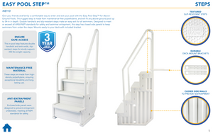 Blue Wave In-Pool Easy Entry Step for Above Ground Swimming Pools