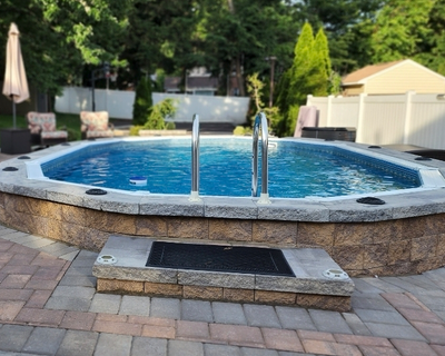 CUSTOM HPI - lolo.michelle30 M92139 - AG Oval 12x24, Extended Straps Pavers, 5x5, Perimeter Padding