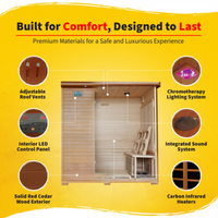 Great Bear 6 Person Cedar FAR Infrared Sauna