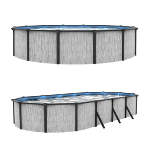 Sevilla 52" Steel Wall Hard Sided Above Ground Pool Package Plus Starter Kit