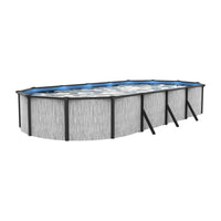 Sevilla 52" Steel Wall Hard Sided Above Ground Pool Package Plus Starter Kit