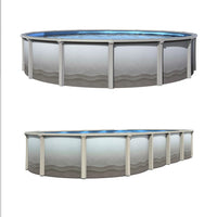 Trinity 52" Tall Salt Friendly Resin Above Ground Pool Kit plus Starter Package