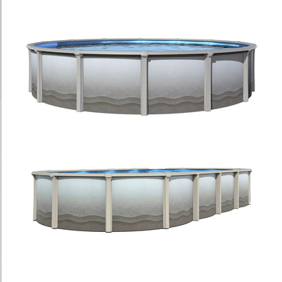 Trinity 52" Tall Salt Friendly Resin Above Ground Pool Kit plus Starter Package