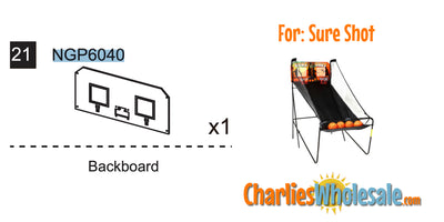 Replacement Part NGP6040 Backboard
