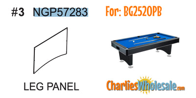 Replacement Part NGP57283 Leg Panel
