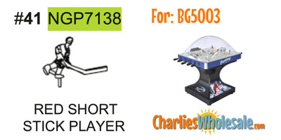 Replacement Part NGP7138 Red Short Stick Player