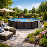 Cool Pool 54” Deep Above Ground Aluminum Wall Pool Package
