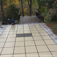 Aquamaster Solid W/ Drain Rectangle In-Ground Swimming Pool Safety Cover