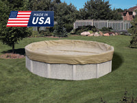 20' / 21' Round Above Ground Swimming Pool Tarp Winter Cover