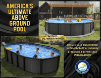 Cool Pool 54” Deep Above Ground Aluminum Wall Pool Package