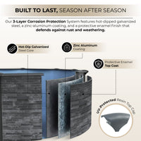 Marbella 52" Steel Wall Above Ground Pool Kit plus Starter Package