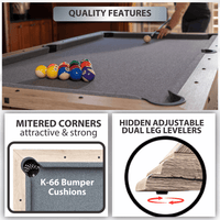 The Rockford 7' Multi-Game Billiards Table