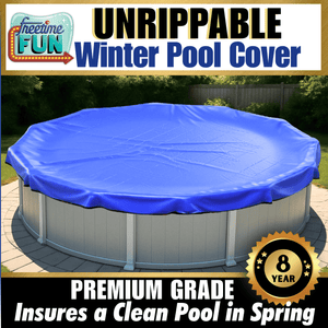 Unrippable Above Ground Swimming Pool Tarp Winter Cover Round or Oval