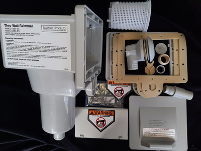 HII Gray Through-Wall Skimmer & Return with Vac Port