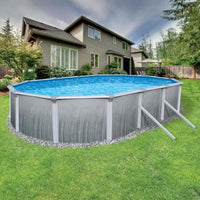 Martinique 52" Tall Steel Above Ground Pool Kit plus Starter Package