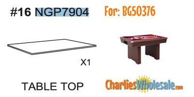 Replacement Part NGP7904 Table Top