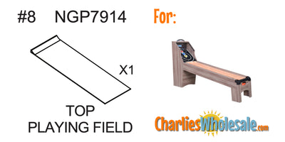 Replacement Part NGP7914 TOP PLAYING FIELD FOR BG50375