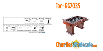 Replacement Part NGP2182 Hardware Pack