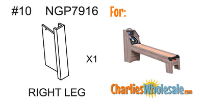 Replacement Part NGP7916 RIGHT LEG FOR BG50375