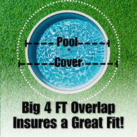 Unrippable Above Ground Swimming Pool Tarp Winter Cover Round or Oval