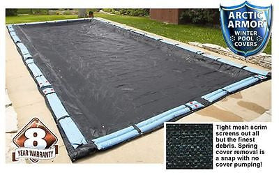Arctic Armor Rugged Mesh Rectangular In Ground Pool Winter Covers All Sizes!