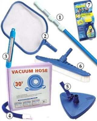 Standard Above Ground Swimming Pool Maintenance Kit Tools