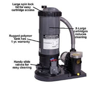 Hydro 120 Sq Ft Cartridge Filter System w/ 1.5 HP Pump for Above Ground Pool