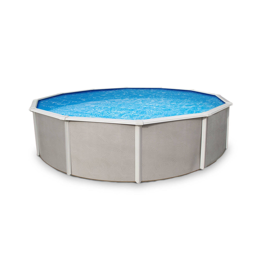 18' Round Steel Wall Above Ground Pool Kits plus Charlie's Starter Package